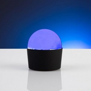 Световой прибор «Мини диско-шар» 8 см, реакция на звук, свечение RGB, 5 В