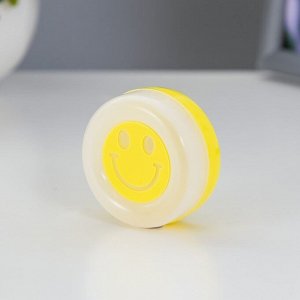 Ночник "Улыбка" LED 1Вт USB желтый 5х5х5 см