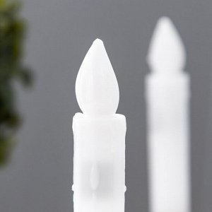 Светодиодная свеча, ночник LED RISALUX «Царская», от батареек 3xLR44, золото, 3.6x3.6x13 см