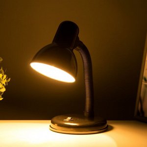 Настольная лампа "Джуни" Е27 15Вт черный 14х14х31 см RISALUX