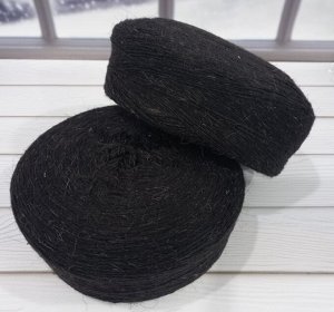 Пряжа для вязания Ангорка цвет Черный