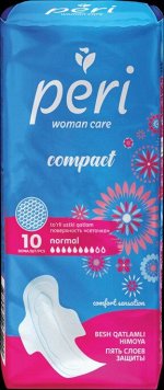 PERI Женские гигиенические прокладки &quot;Сlassic Сompact&quot; сетка 10 шт