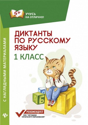 Диктанты по русскому языку с нагл.матер.:1 класс д