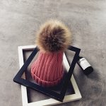 шапка розовая