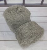 Пряжа для вязания ПУХ цвет Светло-серый