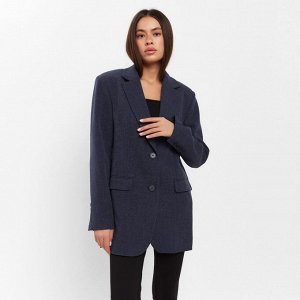 Пиджак женский с боковыми разрезами MIST размер, цвет синий