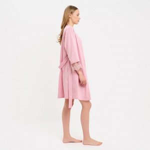 Комплект женский KAFTAN (халат и сорочка), р. 48-50, розовый