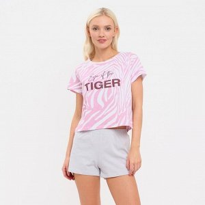 Пижама женская (футболка и шорты) KAFTAN "Tiger" р. 44-46