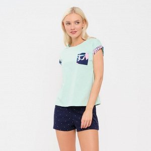 Пижама женская (футболка и шорты) KAFTAN "Tropical".