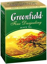 Чай Гринфилд Fine Darjeeling tea лист 100г 1/16