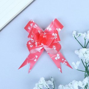 Подарочный Бант - бабочка No1.8, красный, для упаковки подарков