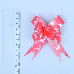 Подарочный Бант - бабочка No1.8, красный, для упаковки подарков