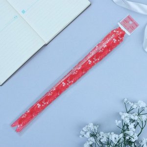 Подарочный Бант - бабочка No1.8, красный, для упаковки подарков