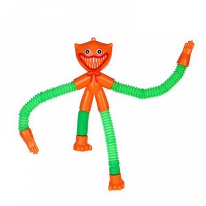 ИГРОЛЕНД Игрушка тянучка "Монстрик весельчак",19х23см, ABS, PET, 4 цвета