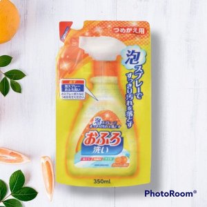 Чистящая спрей-пена для ванны "Foam spray Bathing" (с антибакт эфф и апельсин маслом) МУ 350 мл