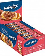 Вафельный батончик Baby Fox Roxy ореховый 18г /24