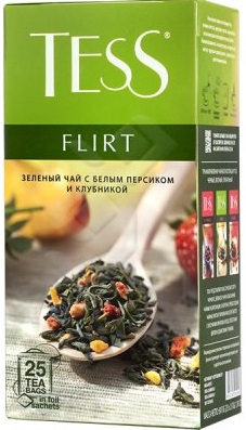 Чай Тесс Flirt green tea 1,5г х 25 пакетиков