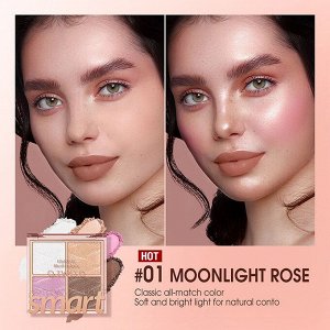 Пудра хайлайтер O.TWO.O № 01 Moonlight Rose