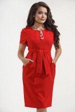 Платье 882*Красный