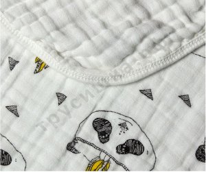 Муслиновое одеяло Панда-индеец, хлопок, 6 слоев