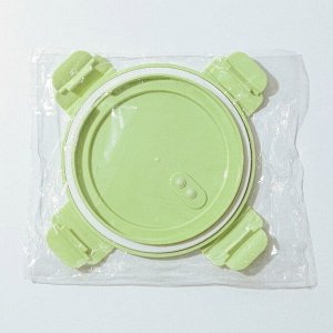 Контейнер круглый из жаропрочного стекла с крышкой Cook and Freeze, 600 мл, цвет МИКС