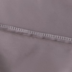 Комплект постельного белья Однотонный Сатин Премиум широкий кант на резинке OCPKR020
