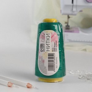 Нитки 40/2, 2700 м, цвет зелёный