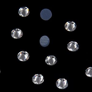 Стразы термоклеевые «Конус», стеклянные, SS16, d = 4 мм, 100 шт, цвет белый