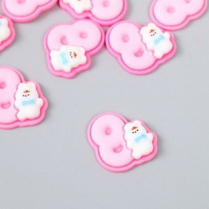 Декор для творчества «Цифра 8 со зверюшкой», набор 10 шт., 2x1.9 см