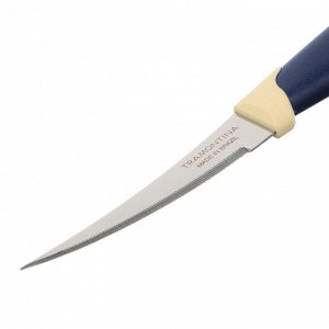 Tramontina Multicolor Нож для томатов 8см, блистер, цена за 2шт., 23512/213