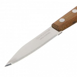 Tramontina Tradicional Нож кухонный с зубцами 8см, блистер, цена за 2шт., 22270/203