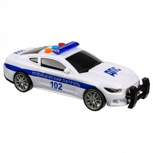 ИГРОЛЕНД Полицейский патруль, ABS, 3хLR44, свет, звук, инерция, 21x11x8см