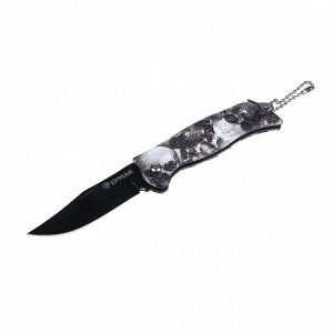 ЕРМАК Нож туристический складной, 15,8 см, нерж.сталь, пластик