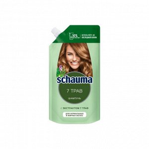 Шампунь для волос Schauma 7 трав, дой-пак, 250 мл