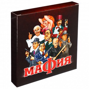 Игра настольная карточная "Мафия" 12,5х15х2см, арт. 01895