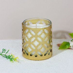 LADECOR Свеча ароматическая в декоративном подсвечнике, 190 г, аромат 1