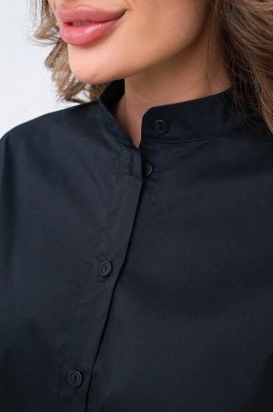 Женская рубашка оверсайз с широкими рукавами-фонариками