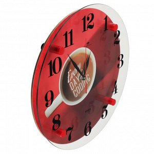 Часы настенные "Чашка кофе", 30 см