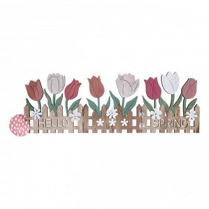Декор Тюльпаны, 44x15 см, МДФ