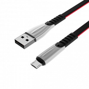 FORZA Кабель для зарядки Кобра Micro USB, 1м, 2А, чёрный