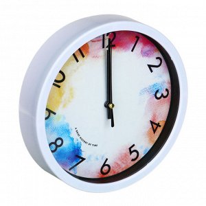 LADECOR CHRONO Часы настенные, круглые, 19,5 см, пластик, арт.19-9
