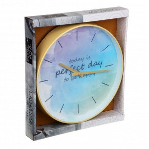 LADECOR CHRONO Часы настенные круглые, пластик, 30х30х4 см, арт.22-8