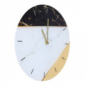 LADECOR CHRONO Часы настенные круглые, 30 см, стекло, арт.22-1