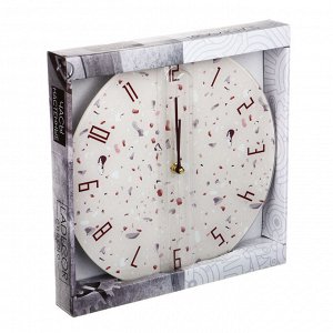 LADECOR CHRONO Часы настенные круглые, 30 см, стекло, арт.22-2