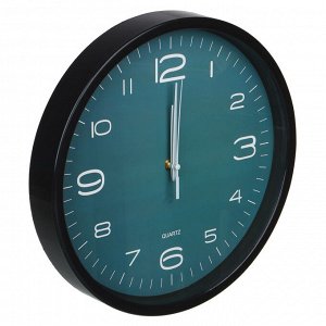 LADECOR CHRONO Часы настенные, круглые, 30 см, пластик, цвет зеленый, арт.19-8