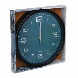 LADECOR CHRONO Часы настенные, круглые, 30 см, пластик, цвет зеленый, арт.19-8