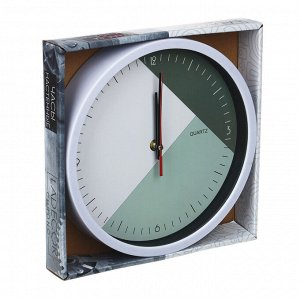 LADECOR CHRONO Часы настенные, круглые, 25 см, пластик, арт.19-12