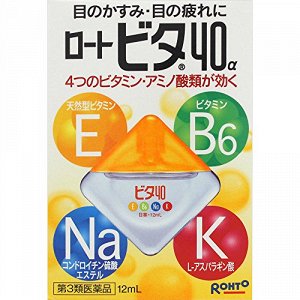 ROHTO Pharmaceutical Co.,Ltd. Капли ROHTO Vita 40a