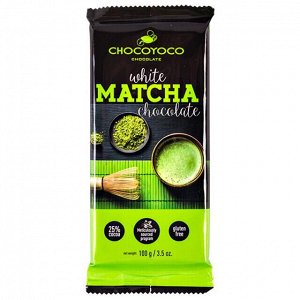 Шоколад CHOCOYOCO White MATCHA 100 г