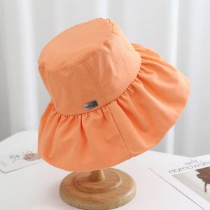 Женская летняя шляпка, цвет оранжевый